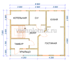 проект дома до 100 кв м