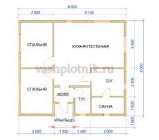 недорогой деревянный каркасный дом под ключ
