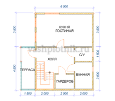 Проект сруба 100 кв. м.